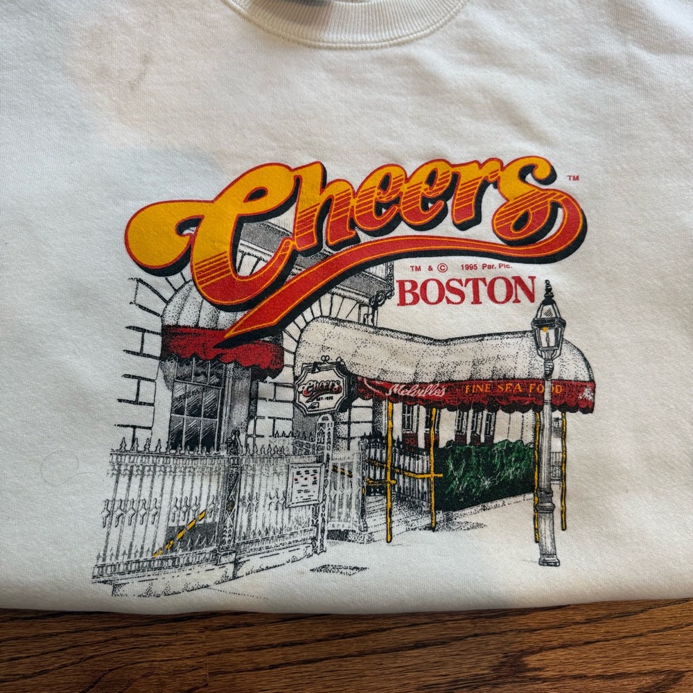 Lee White Heavyweight Crewneck Sweatshirt